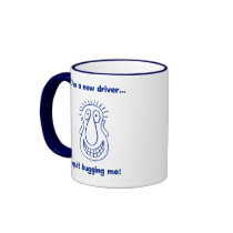 Young Driver Bug Off Mugs