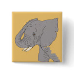 Young Elephant buttons