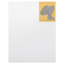 Young Elephant Custom Letterhead
