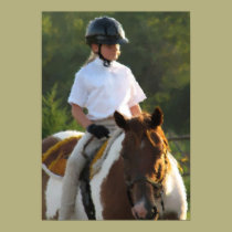 Young Equestrian Rider posters