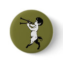 Young Faun With Double Flute buttons