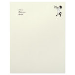 Young Faun With Double Flute Clr Personalized Letterhead
