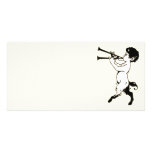 Young Faun With Double Flute Clr Photo Card Template