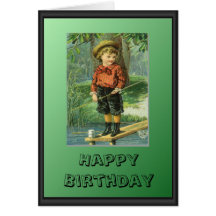 Young fisherman cards