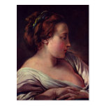Young Girl Jeune fille by Francois Boucher Post Cards