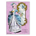 Young Girl Marie Antoinette Style Stationery Cards by lapapeteriedeParis Young Girl Marie Antoinette Style Stationery Cards
