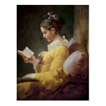 Young Girl Reading, c.1776 Postcards
