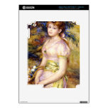 Young Girl with a Basket of Flowers by Renoir Skins For iPad 3