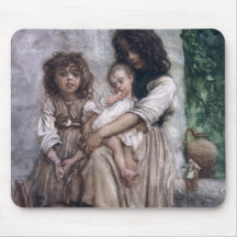 Young girls of Ischia Mousepads