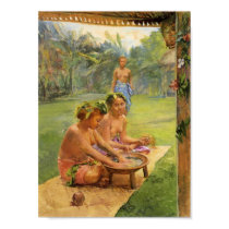 'Young Girls Preparing Kava' - John LaFarge Poster posters by SolPacifico 'Young Girls Preparing Kava' - John LaFarge Poster posters