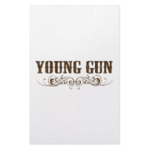 young gun customized stationery