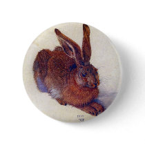 Young Hare by Albrecht Dürer Pins