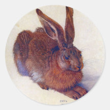 Young Hare by Albrecht Durer, Renaissance Art Stickers