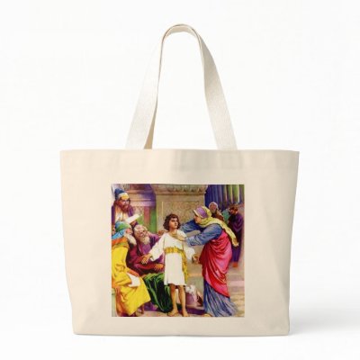 Young Jesus Tote Bag by Verse_Shirts