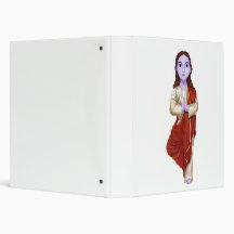 YOUNG JESUS IN A VRUKSHASANA(TREE) YOGA POSE 3 RING BINDER