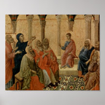 Young Jesus Teaching in the Temple Poster