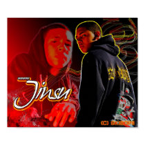 Young Jinsu Red/Black posters