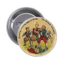 Young John McCain Button