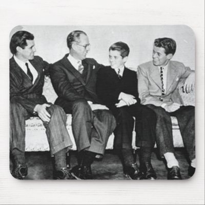Young Kennedy Mousepad by StillHistory