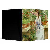 Young Lady in a Conservatory Vinyl Binders