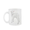 Young Lamb Frosted Glass Mug mug