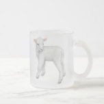 Young Lamb Frosted Glass Mug