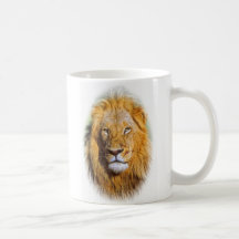 Young lion mug