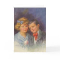 Young Love, Vintage Girl & Boy Valentine Portrait cards by KahunaLuna Young Love, Vintage Girl & Boy Valentine Portrait cards