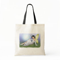 Young Magical Elf Fairy by Al Rio Canvas Bag