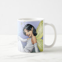 girl, magic, magical, elf, fairy, faerie, comic, art, al rio, anntennae, butterfly, wings, angel, dress, wizards, witches, Mug with custom graphic design