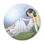 Young Magical Elf Fairy by Al Rio Magnet
