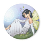 Young Magical Elf Fairy by Al Rio Magnet