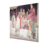 Young Man Greeted by Seven Liberal Arts Canvas Prints