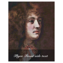 Young Man With His Hand On His Chest Detail By ? K Full Color Flyer
