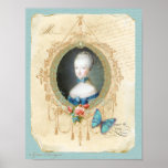 Young Marie Antoinette Art Print Vintage Style
