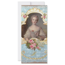 Young Marie Antoinette n Roses Rack Card rack cards by lapapeteriedeParis Young Marie Antoinette n Roses Rack Card rack cards