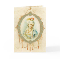 Young Marie Antoinette Portrait Greeting Cards