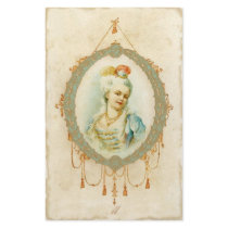 Young Marie Antoinette Portrait Stationery Design