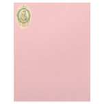 Young Marie Antoinette Portrait Stationery Letterhead Template