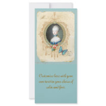 Young Marie Antoinette Save the Date Card Full Color Rack Card