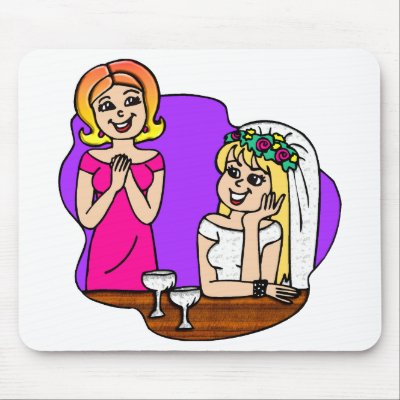 Young Mother of the Bride Mousepad by celebrationZ