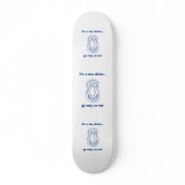 Young New Teen Driver skateboards