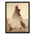 Young Oglala Indian Outside Tipi SD 1891 posters by lc_grabill Young Oglala Indian Outside Tipi SD 1891 posters