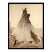 Young Oglala Indian Outside Tipi SD 1891 posters by lc_grabill Young Oglala Indian Outside Tipi SD 1891 posters