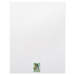 Young pelican head shot, high saturation color letterhead
