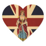 Young Queen Victoria British Scrap piece design Stickers