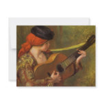 Young Spanish Woman by Pierre Auguste Renoir Personalized Invite