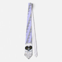 Young Spectacled Owls Tie