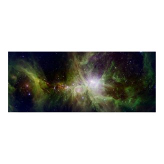 Young stars in the Orion Nebula Poster