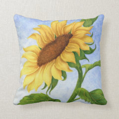 Young Sunflower Pillow